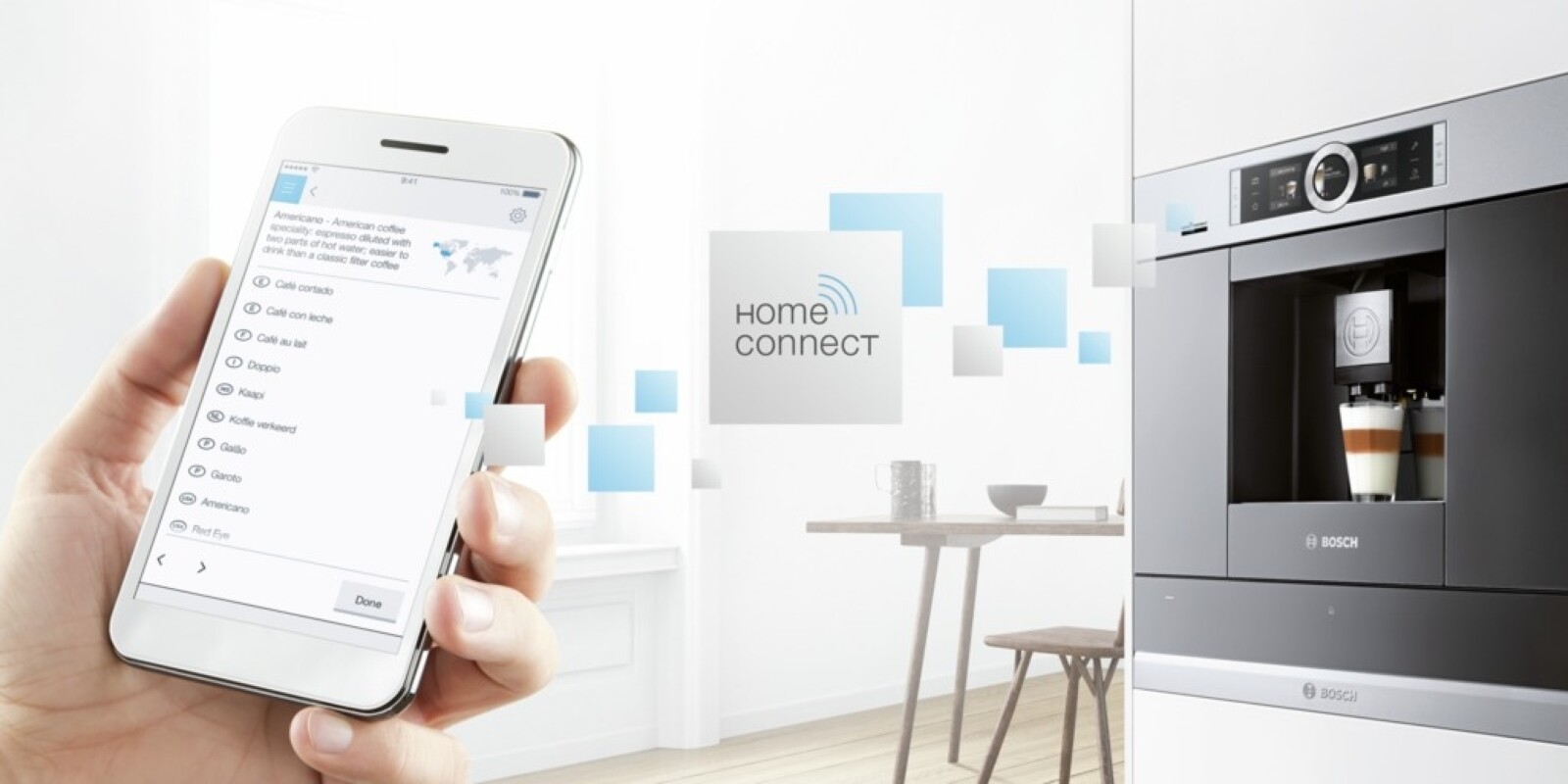 Bosch sorgt mit Home Connect für sicher vernetzte Hausgeräte Bosch sorgt mit Home Connect für sicher vernetzte Hausgeräte